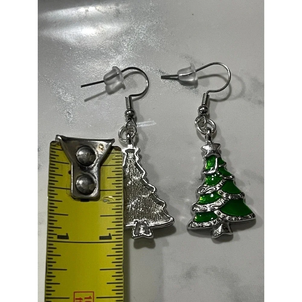 Handmade Christmas Tree Earrings New